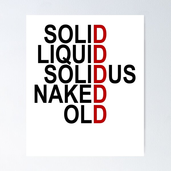 Item preview, Solid Liquid Solidus Naked Old designed and sold by LimaChippewa.