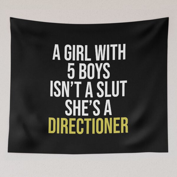 Item preview, A girl with 5 boys isn't a slut she's a directioner designed and sold by LimaChippewa.