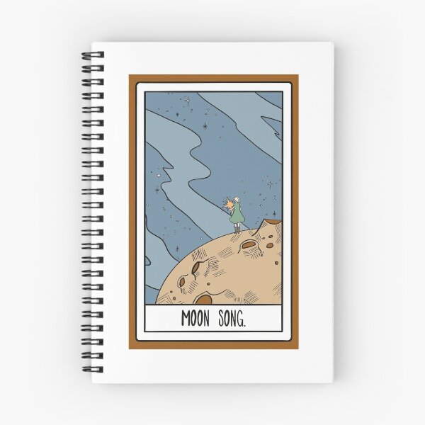 Artikelvorschau, Phoebe Bridgers Moon Song Tarotkarte entworfen und verkauft von Ellery Kaye.