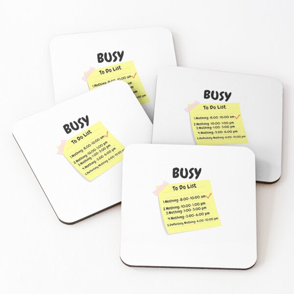 Item preview, Busy Doing Nothing To Do List designed and sold by Freestylist.