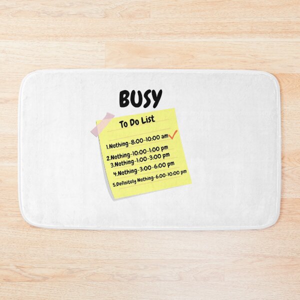 Item preview, Busy Doing Nothing To Do List designed and sold by Freestylist.
