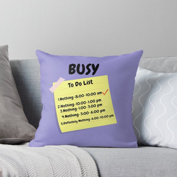 Item preview, Busy Doing Nothing To Do List designed and sold by Freestylist.