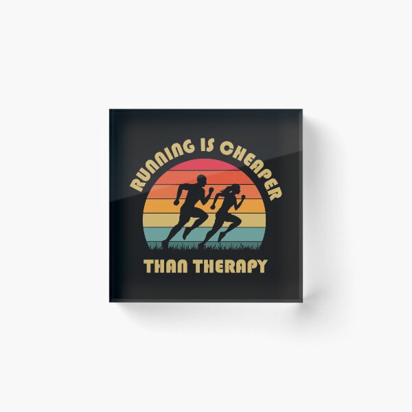 Item preview, Running Is Cheaper Than Therapy designed and sold by nikolaj1301.