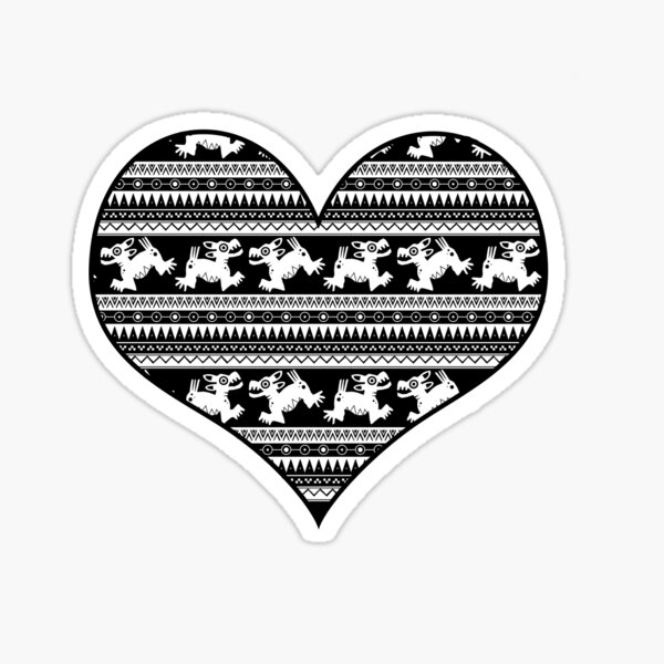 Item preview, Azteca Xolo (negro / blanco) designed and sold by spazzynewton.