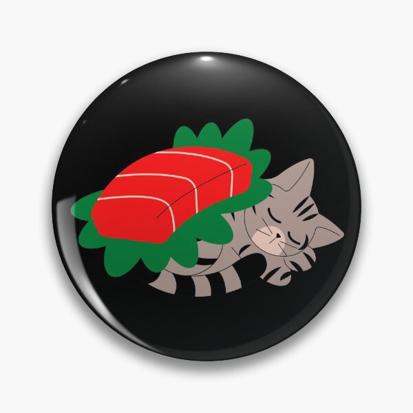 Item preview, Tuna sushi sleepy cat designed and sold by KeepItSimple089.