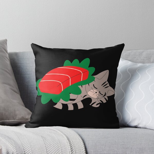 Item preview, Tuna sushi sleepy cat designed and sold by KeepItSimple089.