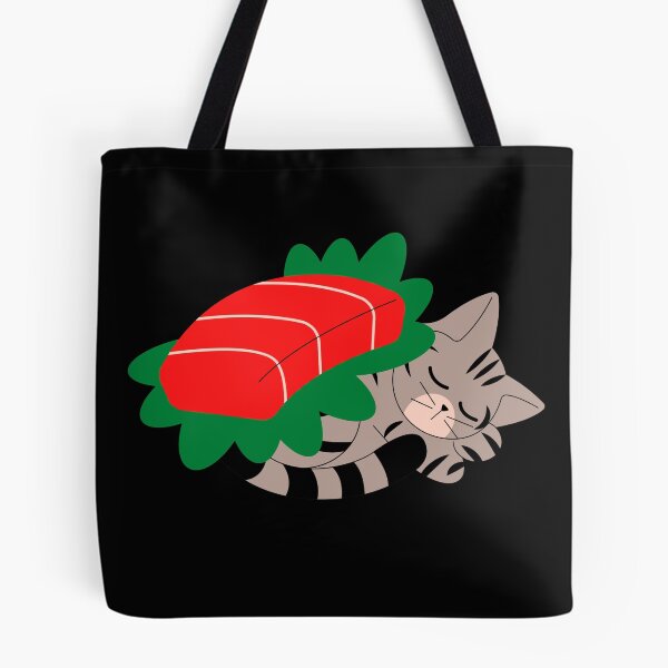 Item preview, Tuna sushi sleepy cat designed and sold by KeepItSimple089.