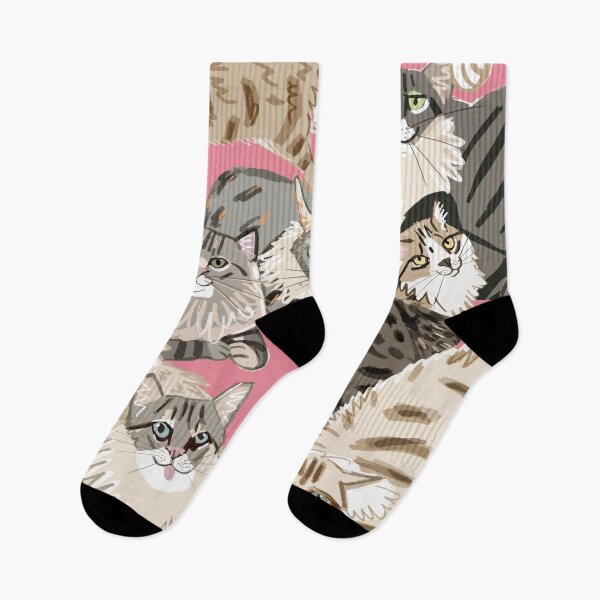 Item preview, Cats Paradise Rose Pink pattern designed and sold by belettelepink.