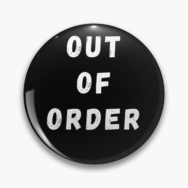Item preview, OUT OF SERVICE Funny Text Based Emotional & Function Quote Humor designed and sold by ZEROXCOOL.