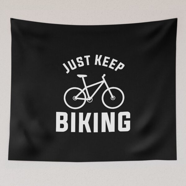 Item preview, Just Keep Biking designed and sold by cool-merch.