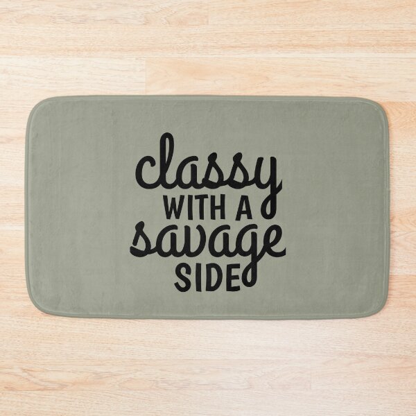 Item preview, classy with a savage side svg designed and sold by medbouk1.