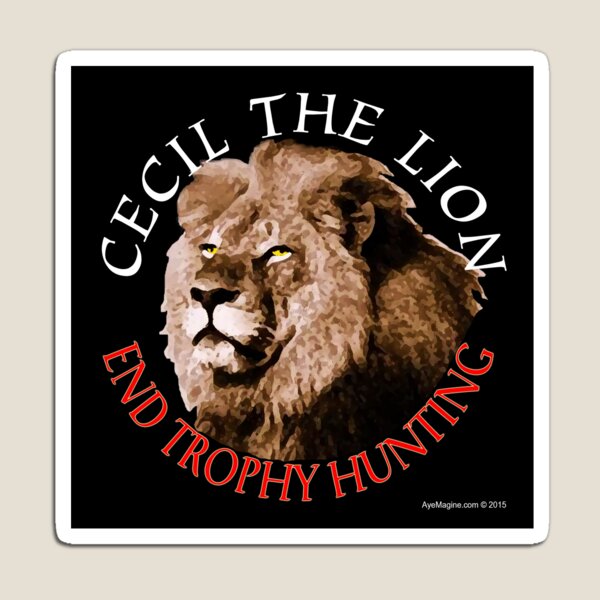 Cecil The Lion Magnet