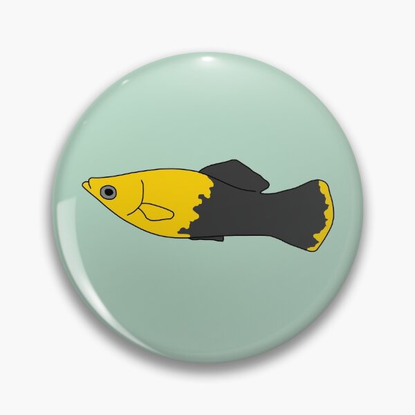 Item preview, Gold Doubloon Molly Fish designed and sold by taylorrowan.