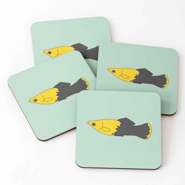 Item preview, Gold Doubloon Molly Fish designed and sold by taylorrowan.