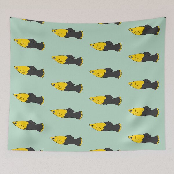 Item preview, Gold Doubloon Molly Fish designed and sold by taylorrowan.