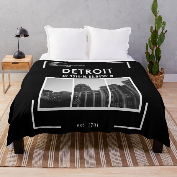 Item preview, Detroit City Skyscraper Skylines designed and sold by dreamofdenim.