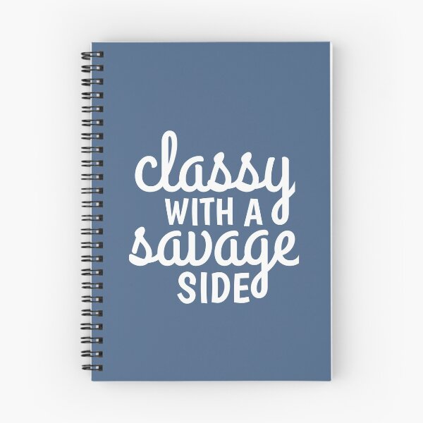 Item preview, Classy With A Savage Side SVG - Funny Quote SVG - Classy SVG - Sarcastic designed and sold by medbouk1.