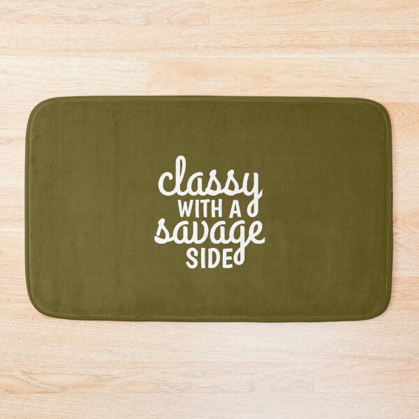 Item preview, Classy With A Savage Side SVG - Funny Quote SVG - Classy SVG - Sarcastic designed and sold by medbouk1.
