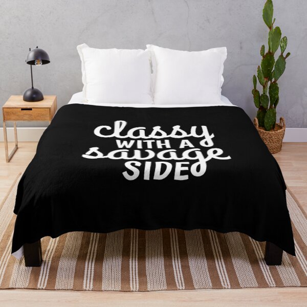 Item preview, Classy With A Savage Side SVG - Funny Quote SVG - Classy SVG - Sarcastic designed and sold by medbouk1.