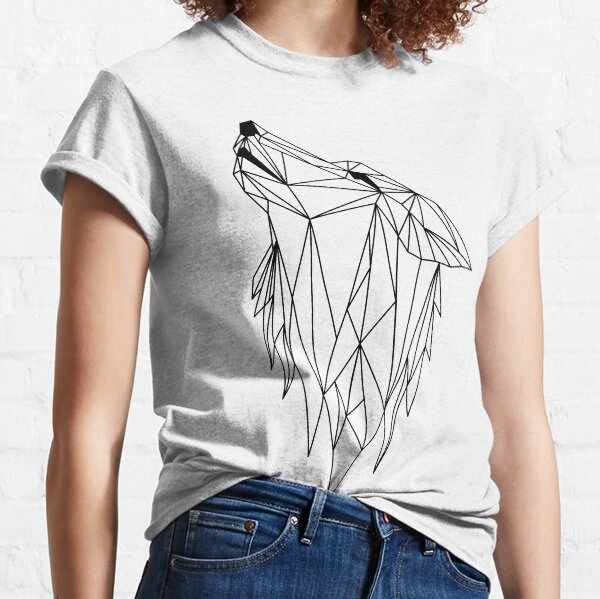 polygonal wolf Classic T-Shirt