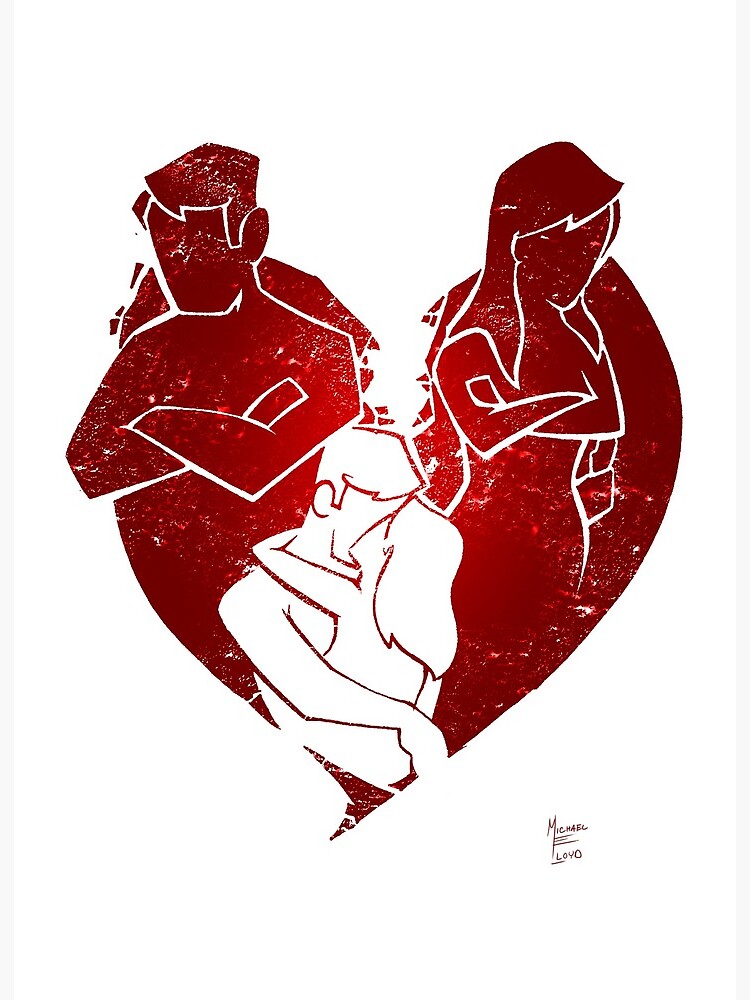 Thumbnail 2 of 2, Postcard, Broken Heart designed and sold by likemoyd.