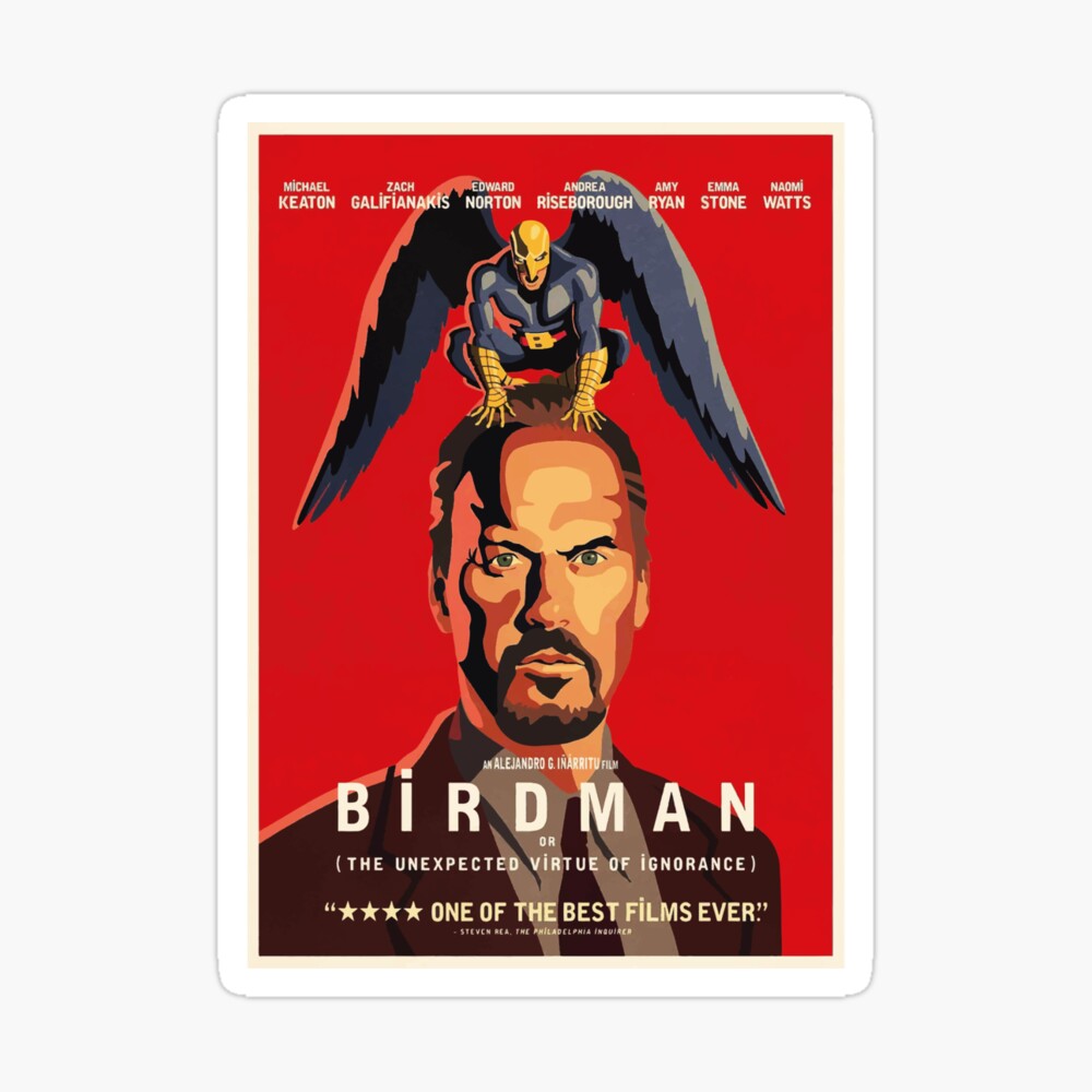 Birdman Movie Poster Poster By Fdfv Redbubble