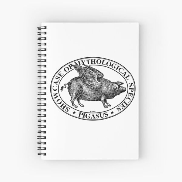 Pigasus negro Cuaderno de espiral
