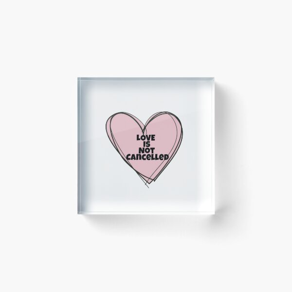 Item preview, Love Is Not Cancelled designed and sold by Zahranstore22.