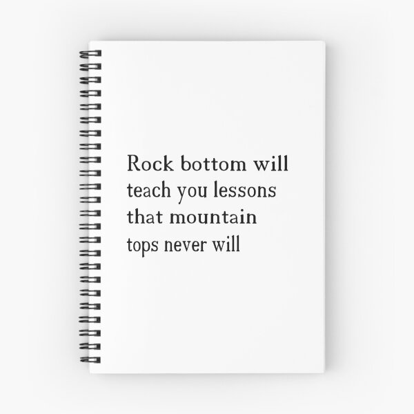 Item preview, Rock bottom will teach you lessons // rock bottom will teach you 2021 Premium designed and sold by AkramHabib.