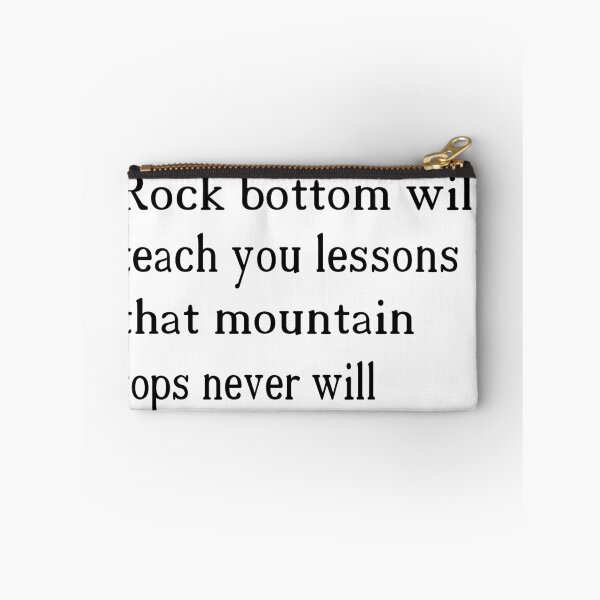 Item preview, Rock bottom will teach you lessons // rock bottom will teach you 2021 Premium designed and sold by AkramHabib.
