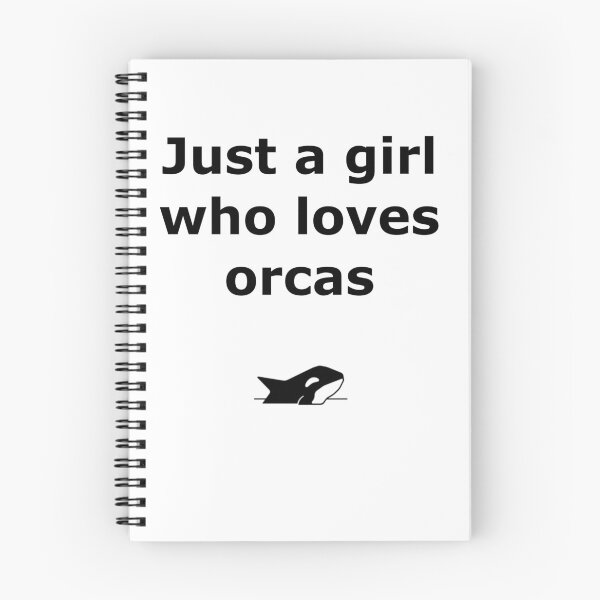 Item preview, just a girl who loves orcas designed and sold by KarmaRoots.