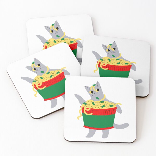 Item preview, Funny ramen noodle cats design designed and sold by KeepItSimple089.