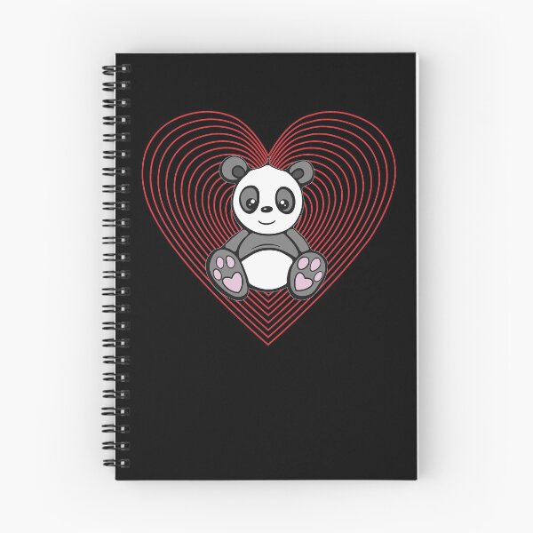 Item preview, Love Panda Bear Valentines Day Red Heart designed and sold by RJ-Art.