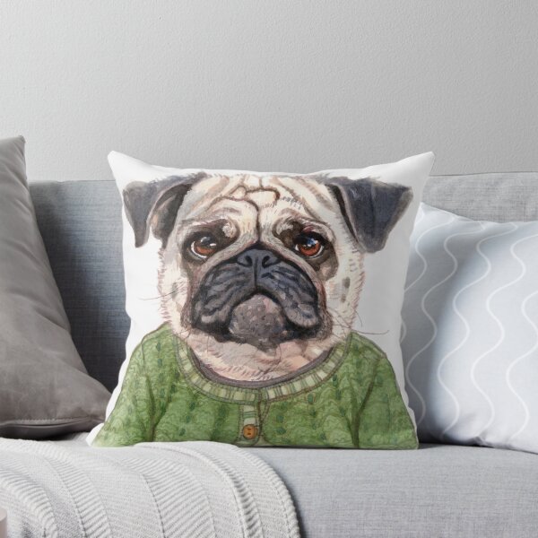 Item preview, Pug en suéter designed and sold by Leslie Evans.