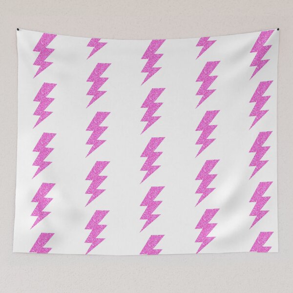 Item preview, pink glitter lightning bolt designed and sold by designsbysamantha.