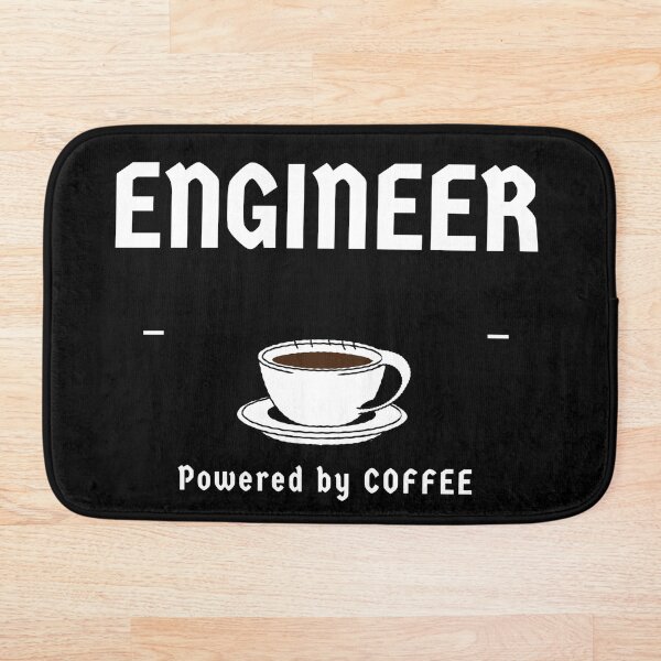 Aperçu de l'œuvre Ingénieur propulsé par CAFÉ créée et vendue par socialengineer.