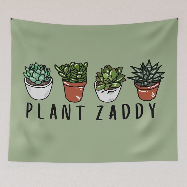 Artikelvorschau, Plant Zaddy - schwarzer Text entworfen und verkauft von errantrydesign.