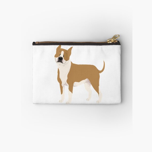 Item preview, Fawn and White AmStaff designed and sold by scribblesnsnuff.