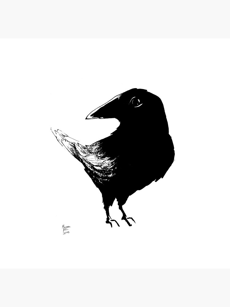 Thumbnail 3 of 3, Pin, Black Bird designed and sold by likemoyd.