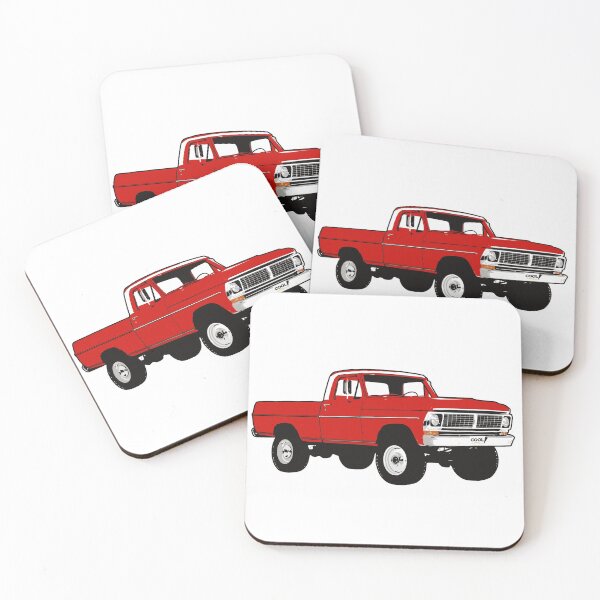 Item preview, 70-72 Red 4x4 F Truck designed and sold by CoolRide.