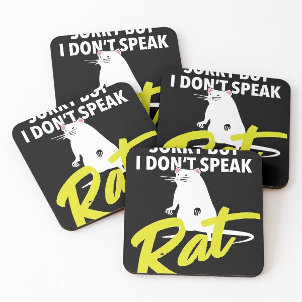Item preview, Sorry i dont speak Rat Gift for Rat Lovers Funny  Mouse Rat  designed and sold by Rzelemenz.