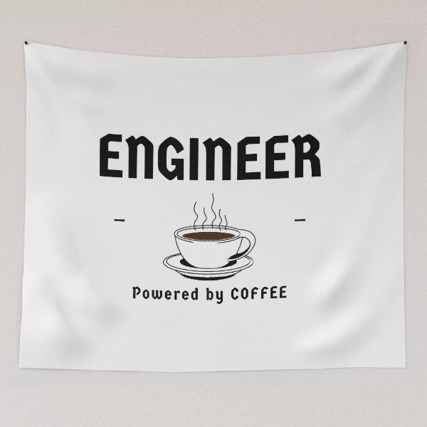 Item preview, Engineer Powered by COFFEE  designed and sold by socialengineer.