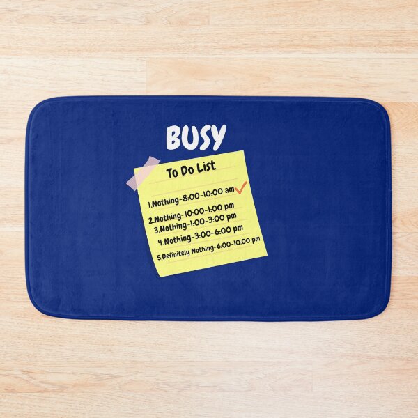 Item preview, Busy Doing Nothing To Do List designed and sold by Freestylist.
