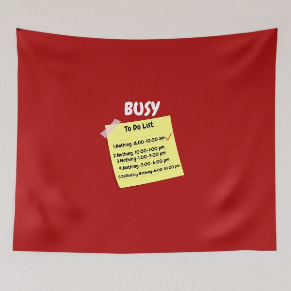 Item preview, Busy Doing Nothing To Do List designed and sold by Freestylist.