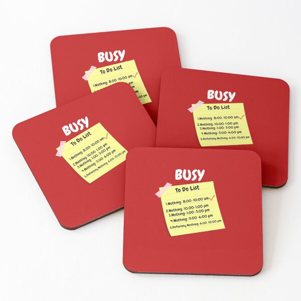 Item preview, Busy Doing Nothing To Do List designed and sold by Freestylist.