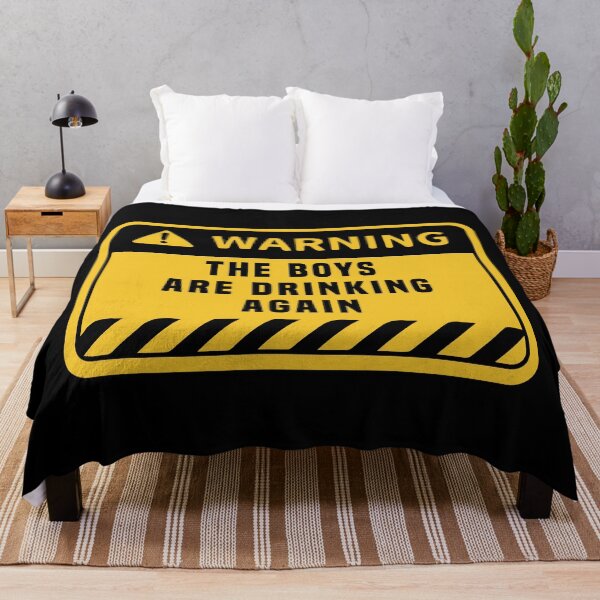Item preview, Warning The Boys Are Drinking Again , Funny Friend Gifts Surprise  designed and sold by VintagePathway.