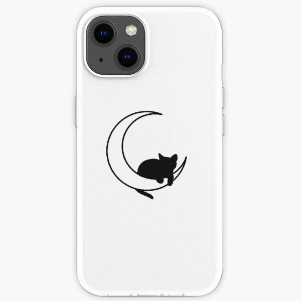 Moon + Cat iPhone Soft Case