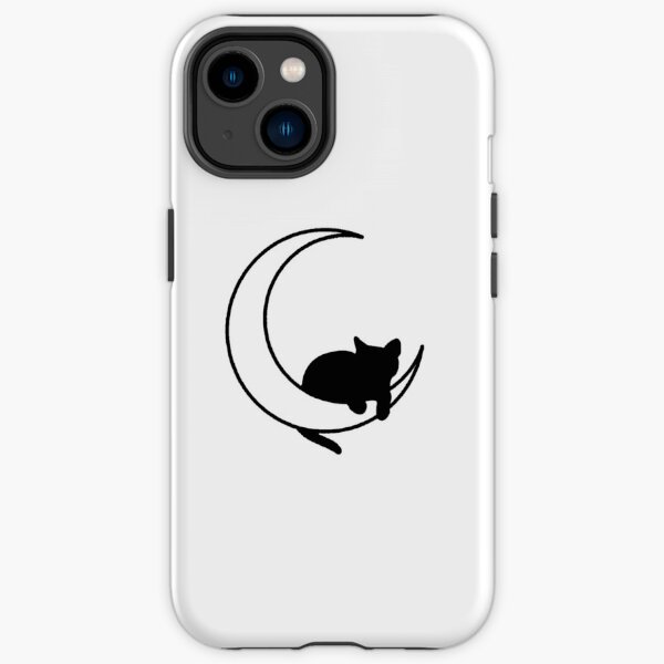 Moon + Cat iPhone Tough Case