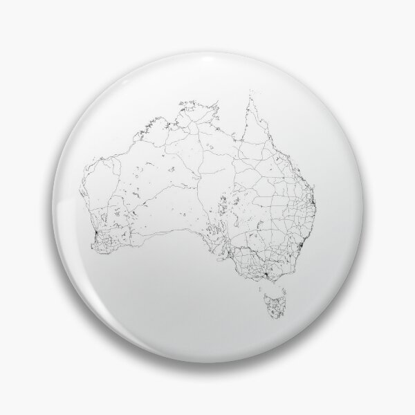 Item preview, Australia Map, Art Print By LandSartprints designed and sold by LandSartprints.