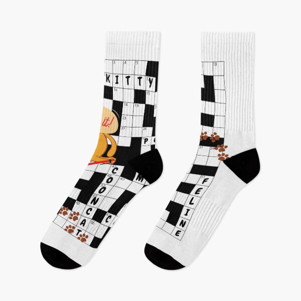 Item preview, Crossword Cat designed and sold by avocadissimo.